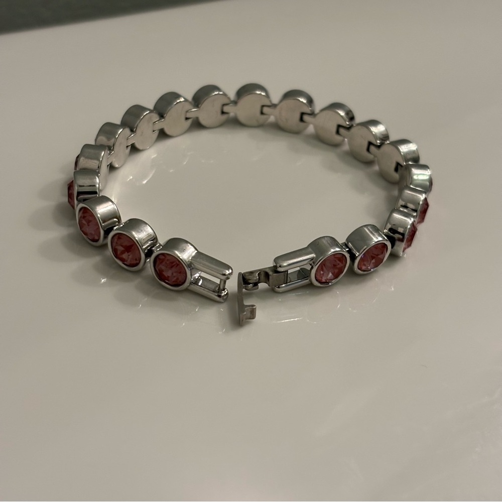 Touchstone Crystal Pink Ice Bracelet - Picture 5 of 7